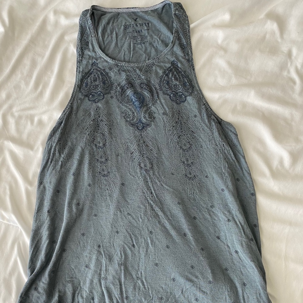 American Eagle blue soft and sexy tank top